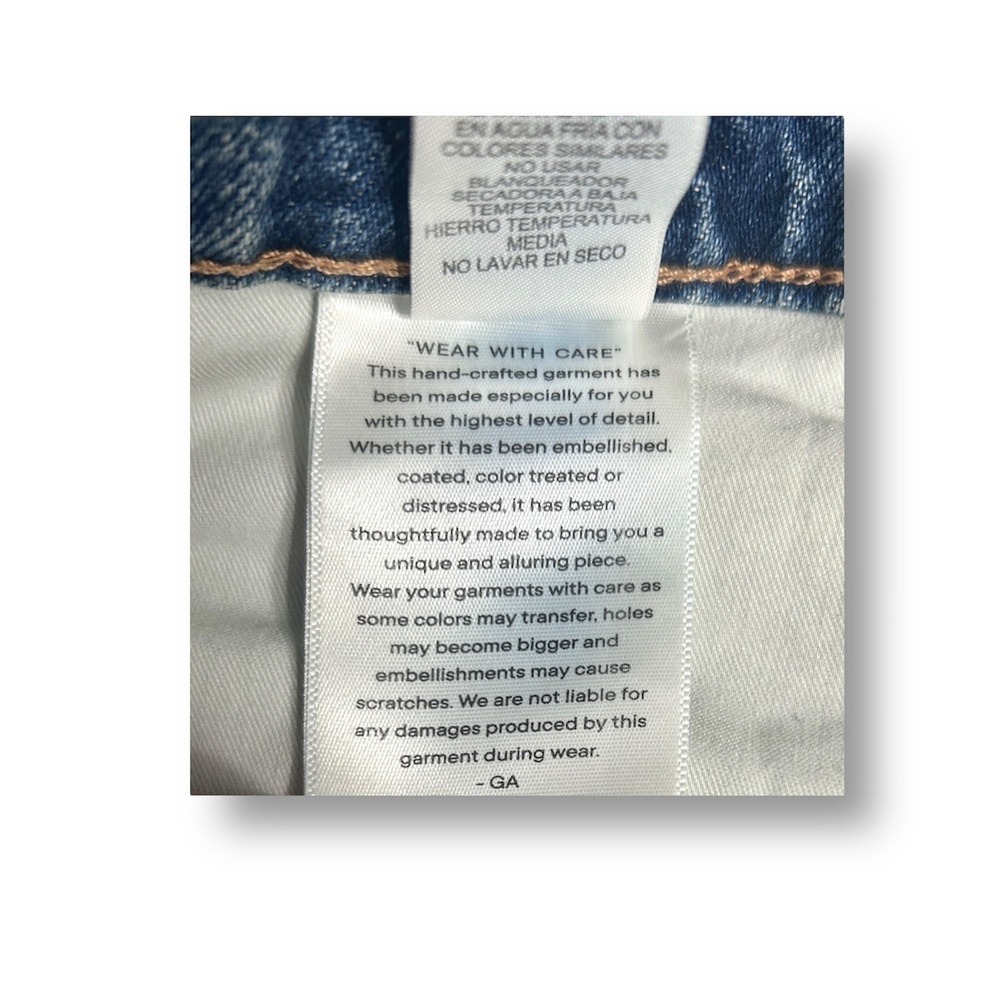 Good American 8/29 Extreme‎ Barrel Jeans Indigo Balloon Wide Leg High Rise 90s - Picture 10 of 12